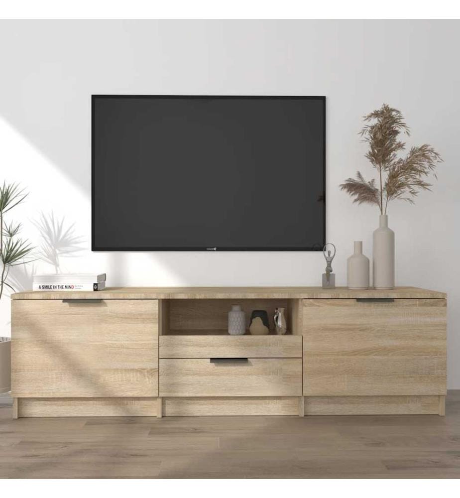 TV-Schrank Sonoma-Eiche 140 x 35 x 40 cm Holzwerkstoff