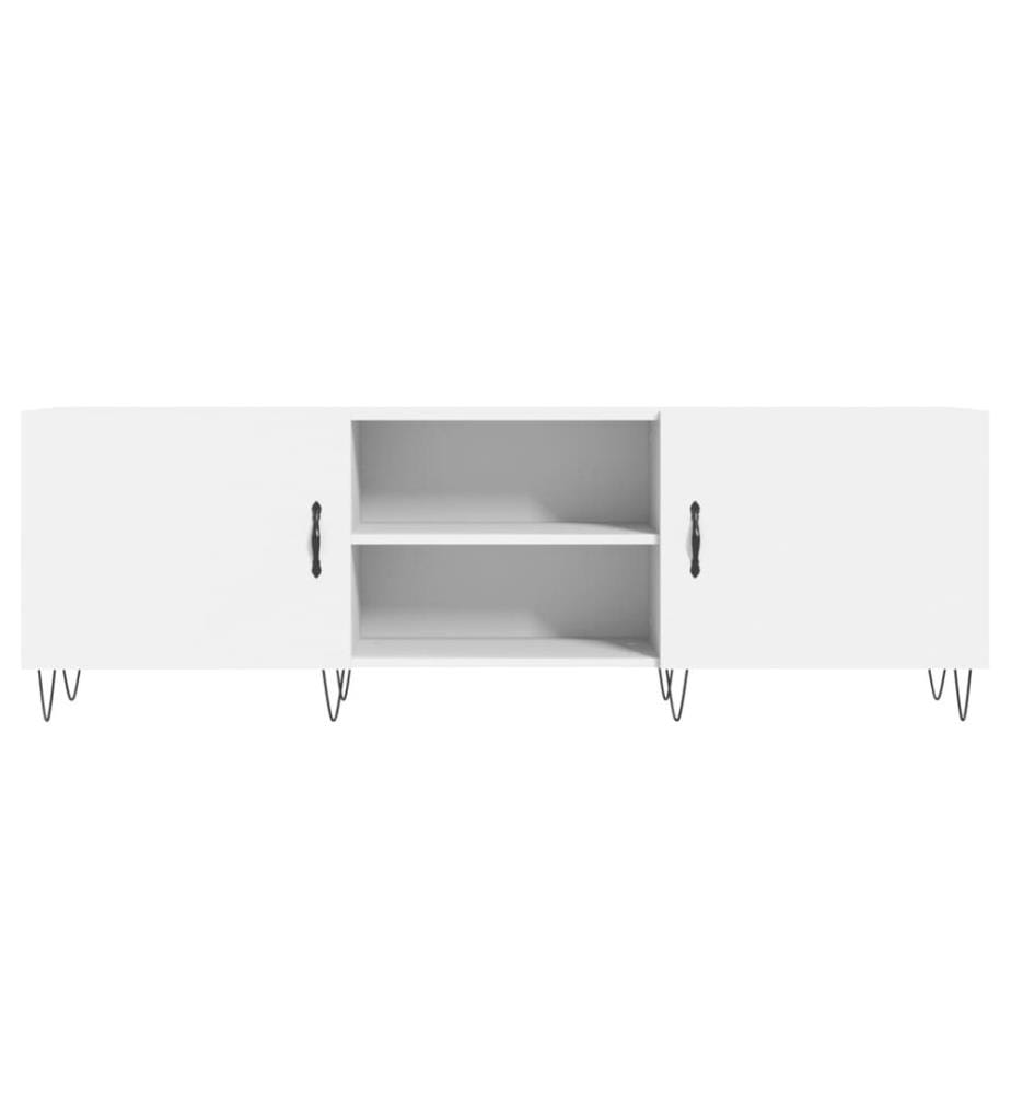 TV-Schrank Weiss 150x30x50 cm Holzwerkstoff