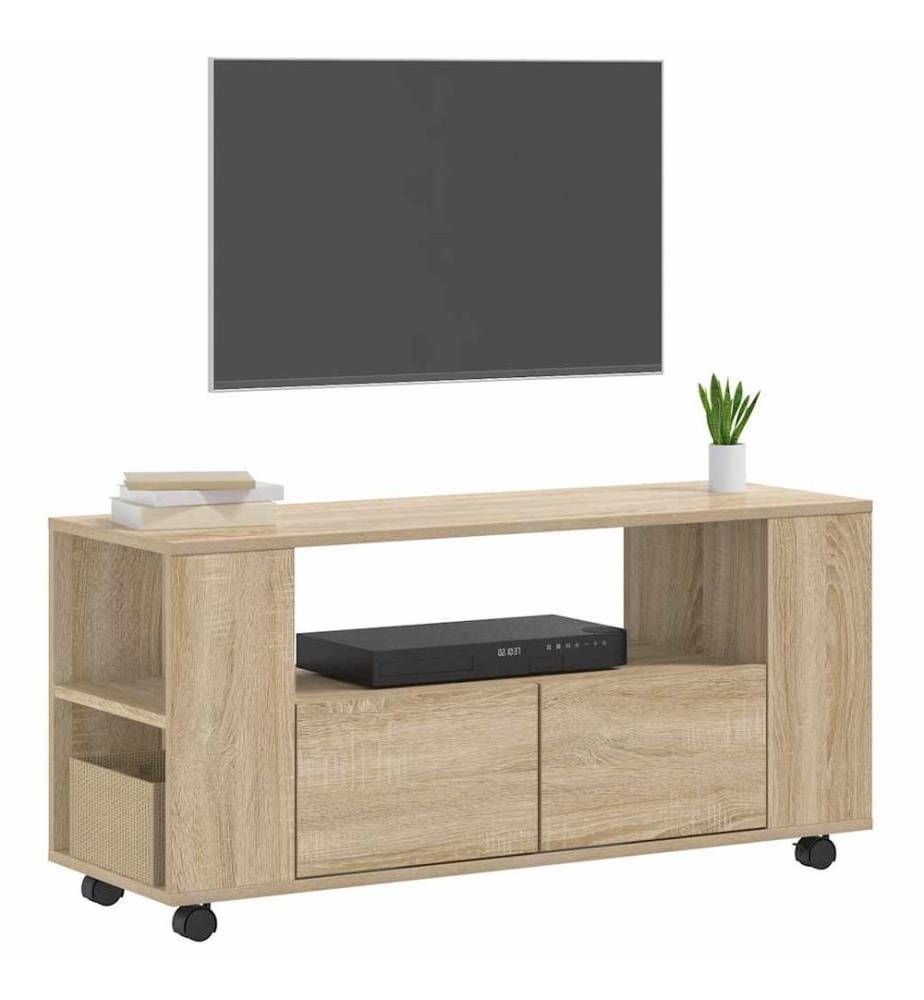 TV-Schrank Sonoma-Eiche 102x34,5x43 cm Holzwerkstoff