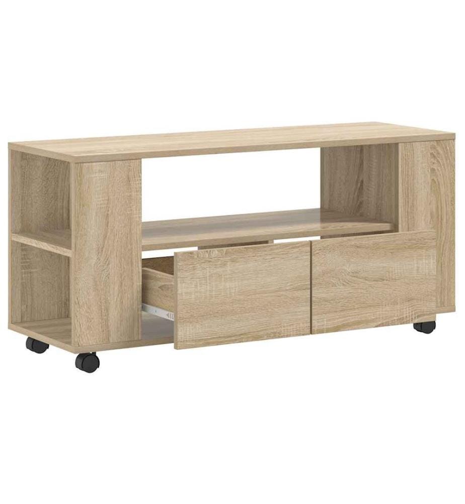 TV-Schrank Sonoma-Eiche 102x34,5x43 cm Holzwerkstoff