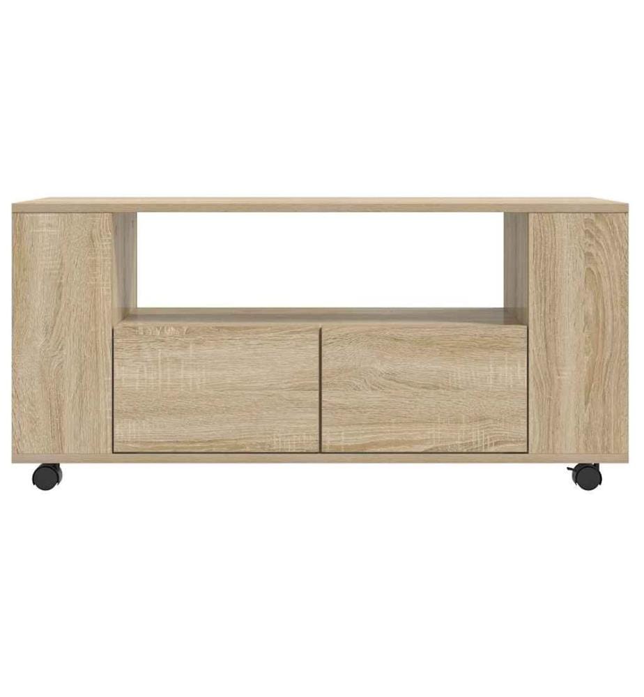 TV-Schrank Sonoma-Eiche 102x34,5x43 cm Holzwerkstoff