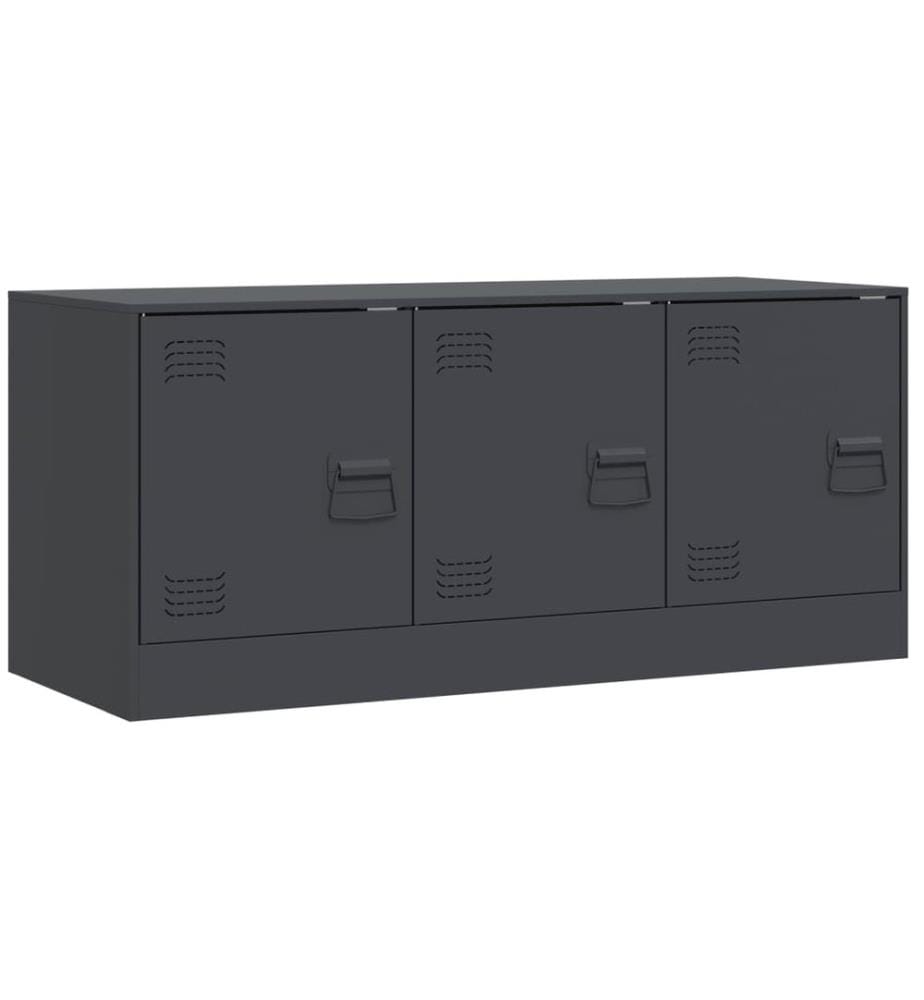 TV-Schrank Anthrazit 99x39x44 cm Stahl