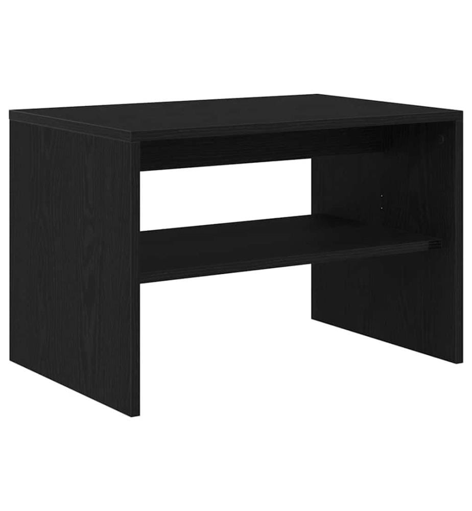 Meuble TV chêne noir 60x40x40 cm bois d'ingénierie