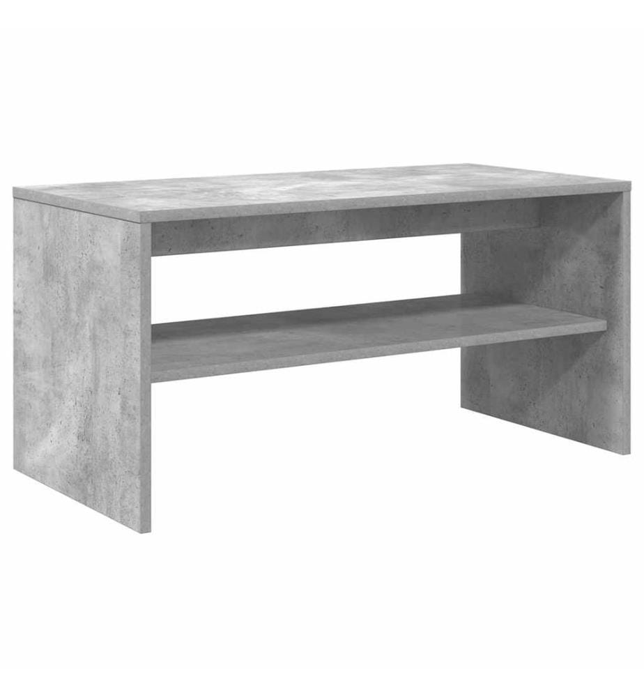 Meuble TV Gris cement 80 x 40 x 40 cm Aggloméré