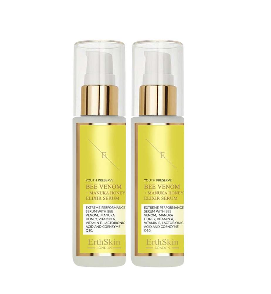 Lot de 2 Venin d'abeille + Miel de Manuka Sérum Elixir - 60 ml