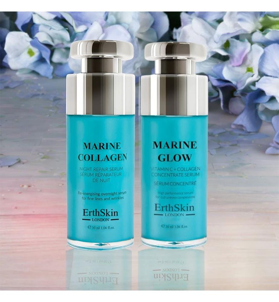 Siero riparatore notturno al collagene marino 30 mlSiero concentrato di vitamina C e collagene Marine Glow 30 ml