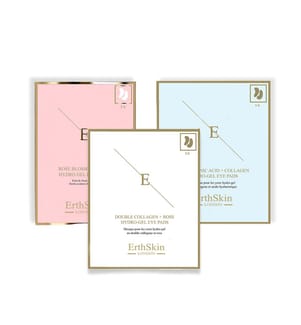 Coussinets hydrogel pour les yeux Rose Blossom Glow 5 x 2 + Coussinets hydrogel pour les yeux Double Collagen + Rose 5 x 2 + Coussinets hydrogel pour les yeux Acide Hyaluronique + Collagène 5 x 2