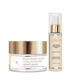 Skin Repair Snail Mucin Serum 60ml + Hyaluronic Acid & Collagen Day Cream 50ml