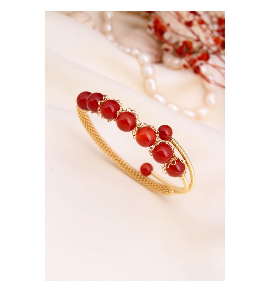 Achat-Armband - Orange