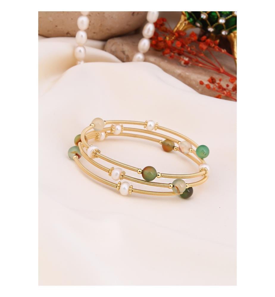 Kristall & Perlen Armband - Multicolor