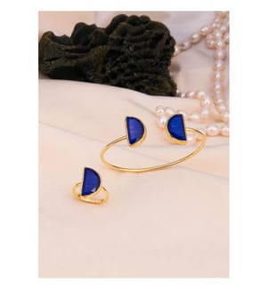 Katzenaugen-Set - Dunkelblau