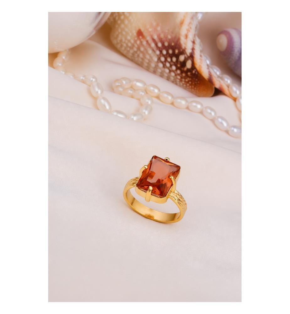 Anello regolabile in zultanite - Marrone