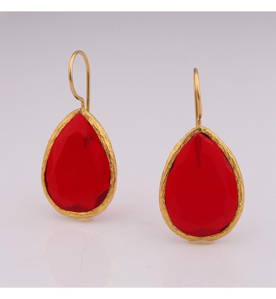 Ohrringe „Cat Eyes“ – Rot