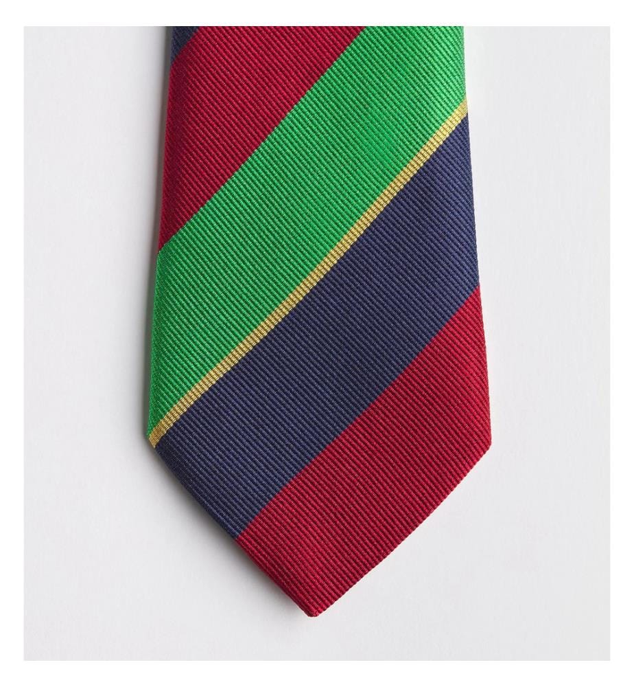 Krawatten und Fliegen #Show Pala 7 Regimental Silk Must-Have – Blau