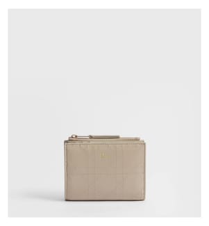 Flache Geldbörse „Macrocannage Medium“ – Beiger Trenchcoat