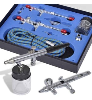Airbrush-Set mit 2 Pistolen