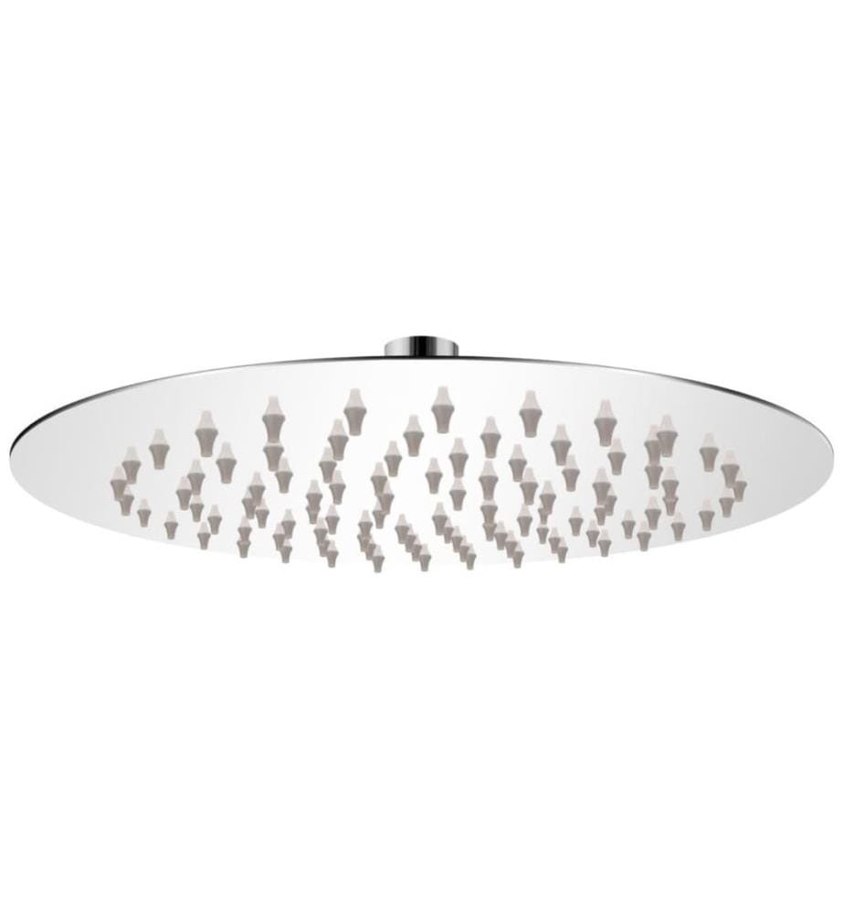 Tête de douche plongeante ronde en acier inoxydable 20 cm