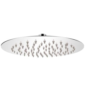 Tête de douche plongeante ronde en acier inoxydable 20 cm