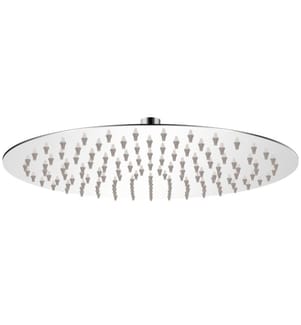 Tête de douche plongeante ronde en acier inoxydable 30 cm
