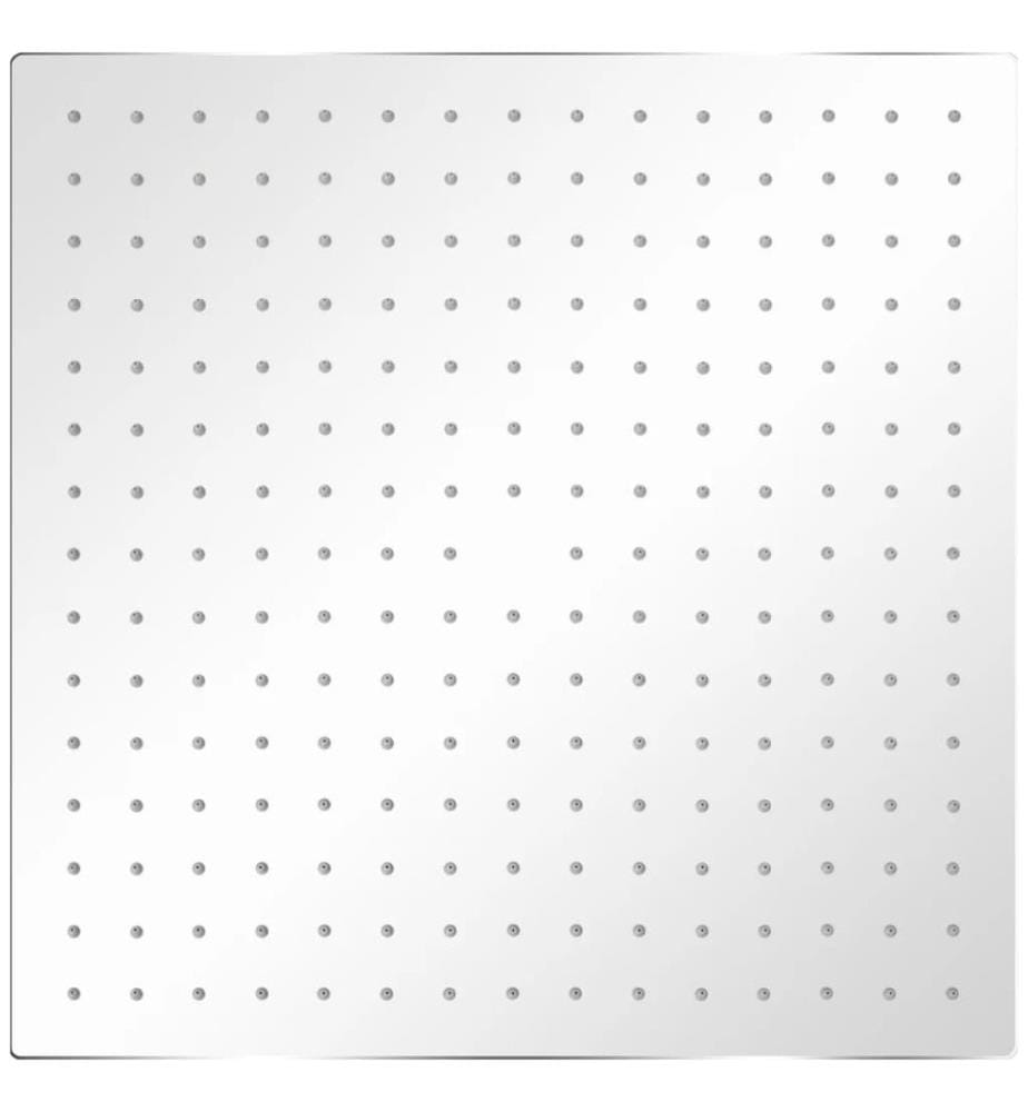 Tête de douche plongeante carrée en acier inoxydable 40x40 cm