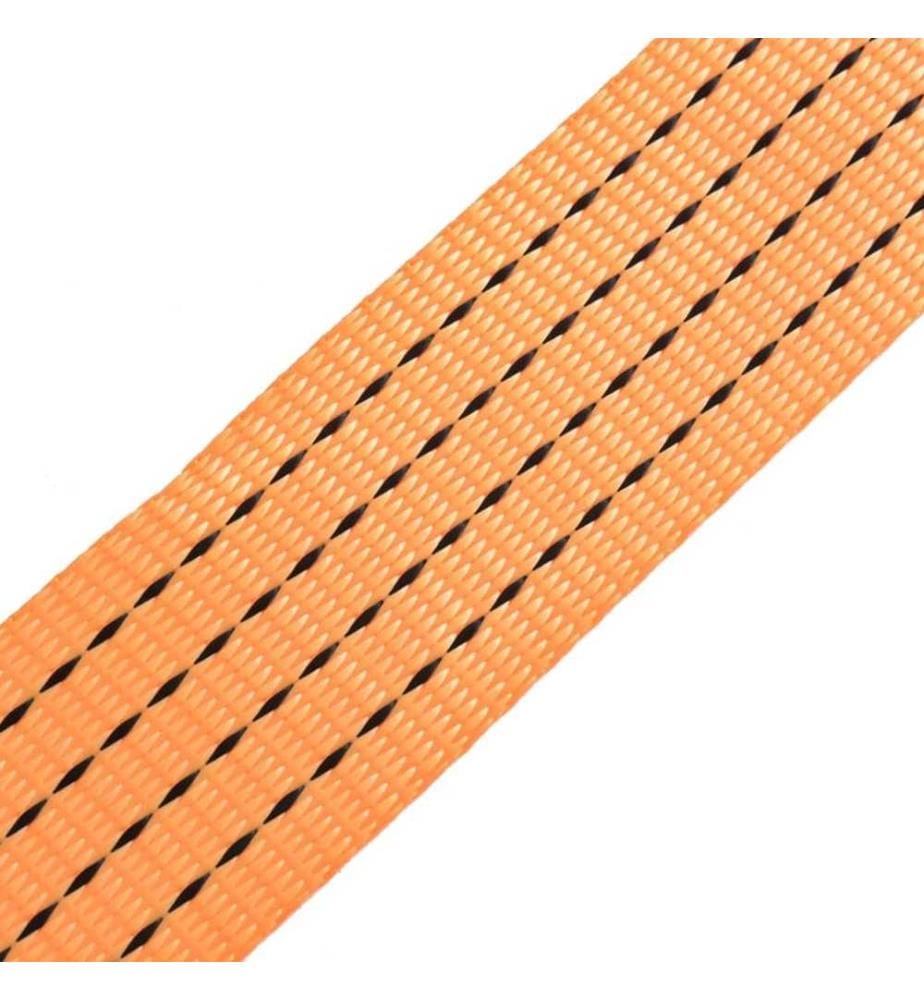 Ratschen-Spanngurte 10 Stk. 2 Tonnen 8m×50mm Orange