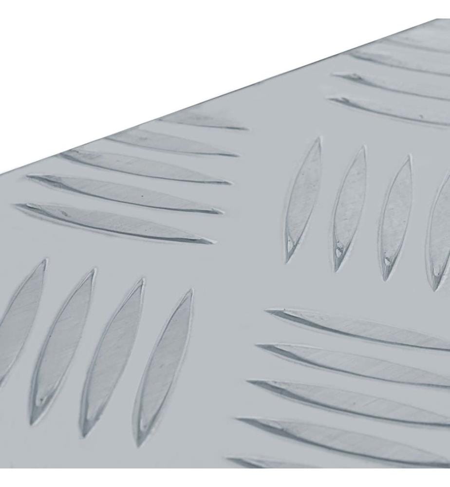 Aluminiumkiste 110,5×38,5×40 cm Silbern