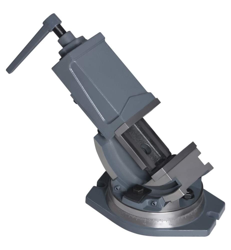 2-Achsen-Schraubstock Kippbar 100 mm
