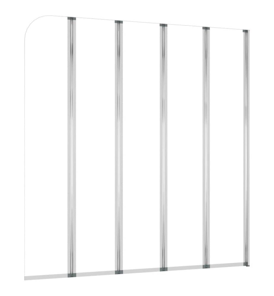 Enclos de bain 120x140 cm Verre trempé Transparent