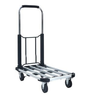 Transportwagen Klappbar 150 kg Aluminium Silbern