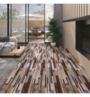 PVC-Laminat-Dielen 5,02 m² 2 mm Selbstklebend Mehrfarbig