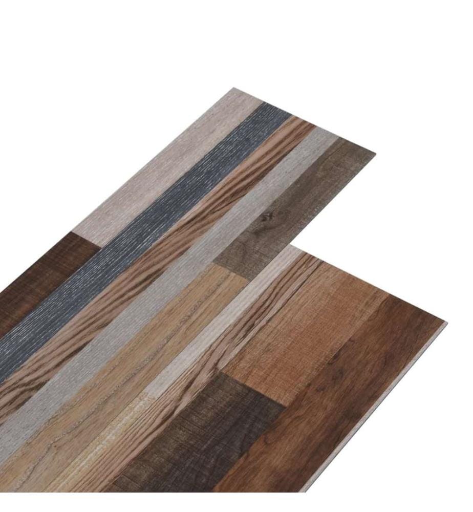 PVC-Laminat-Dielen 5,02 m² 2 mm Selbstklebend Mehrfarbig