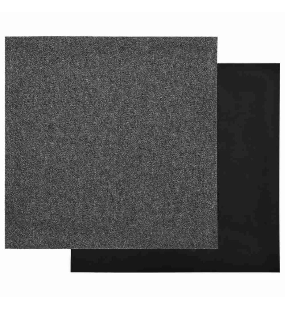 Teppichfliesen 20 Stk. 5 m² 50x50 cm Anthrazit
