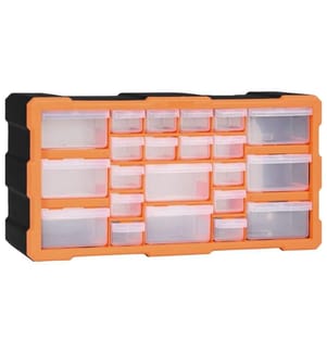 Organisateur multi-tiroirs avec 22 tiroirs 49x16x25,5 cm