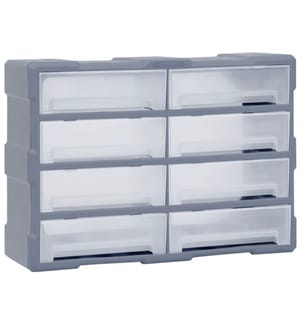 Organisateur multi-tiroirs avec 8 grands tiroirs 52x16x37 cm