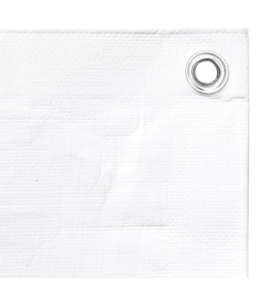 Bâche 260 g/m² 2x3 m Blanc PEHD