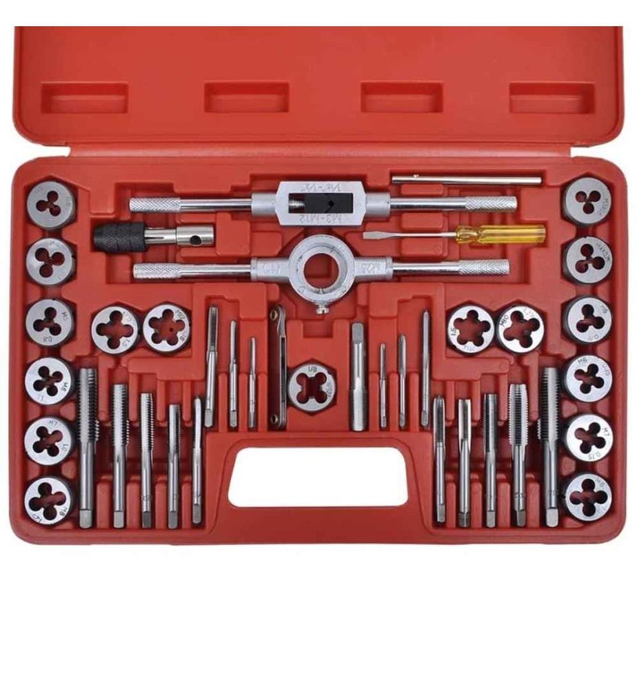 Ensemble de tarauds et matrices 40 pcs