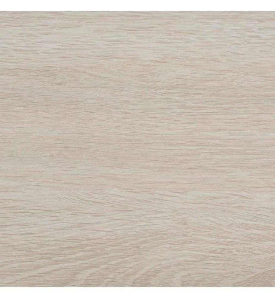 PVC Laminat Dielen Selbstklebend 5,02 m² 2 mm Eiche Klassisch Weiss