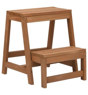 Klappbarer Tritthocker Massivholz Tanne