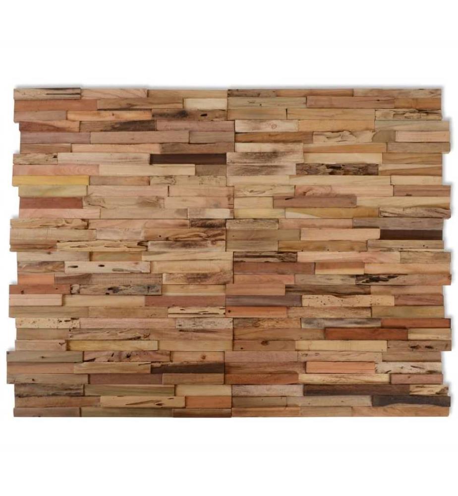 Wandverkleidung 10 Stk. 1,03 m² Recyceltes Teak
