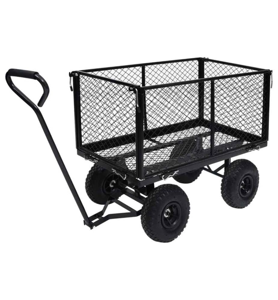 Gartenwagen Schwarz 350 kg