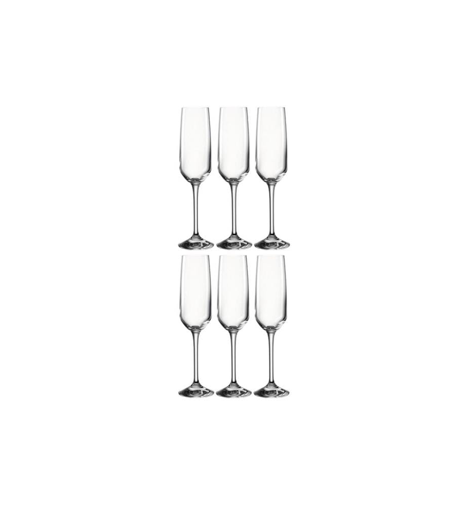 MONTANA - Champagnerglas Vivid 160 ml, 6 Stück, Transparent