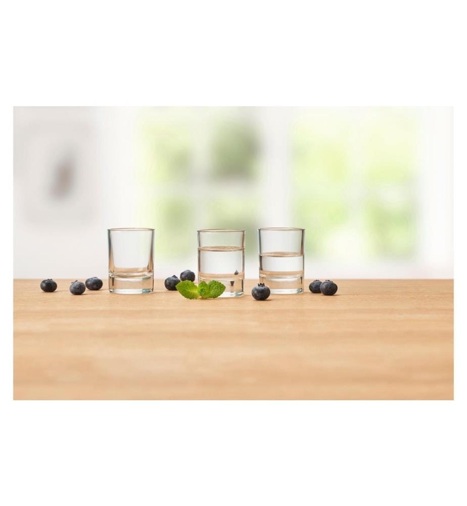 MONTANA - Schnapsglas Gala 40 ml, 3 Stück, Transparent