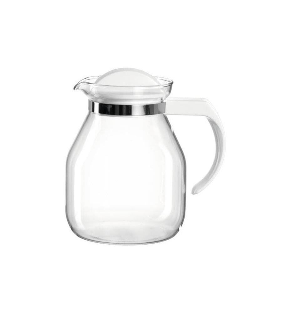 MONTANA - Teekanne Content 1.25 l, Transparent/Weiss