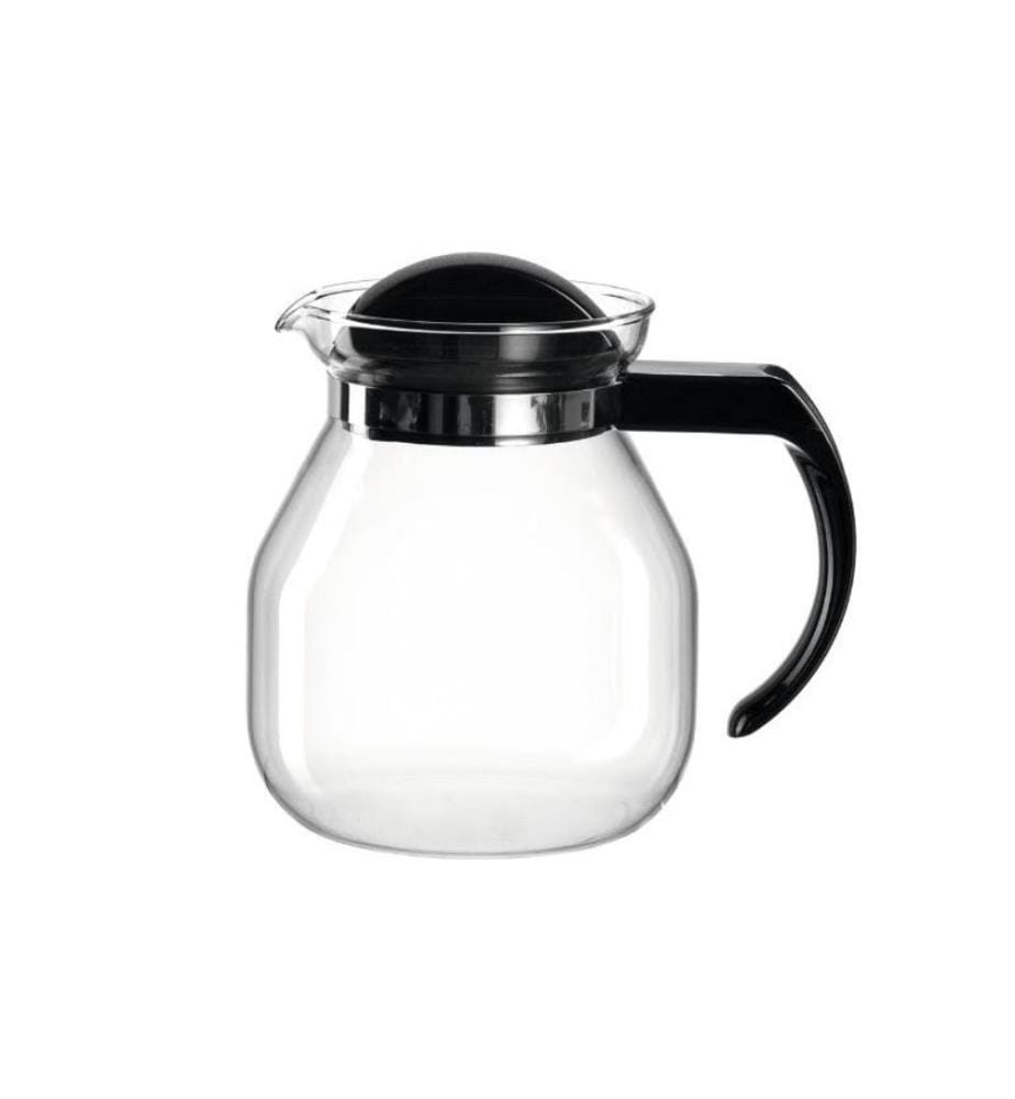 MONTANA - Teekanne Content 1 l, Schwarz/Transparent