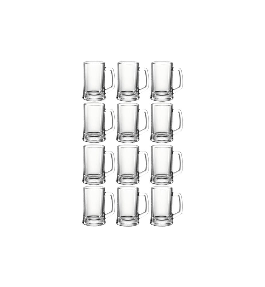 MONTANA - Bierglas Skol 650 ml, 12 Stück, Transparent