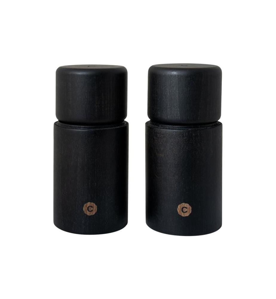 CRUSH GRIND - Gewürzmühle Bergen 2 Stück, 12 cm, Schwarz