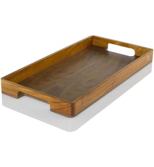 ADHOC - Serviertablett Serve Akazienholz/Walnuss