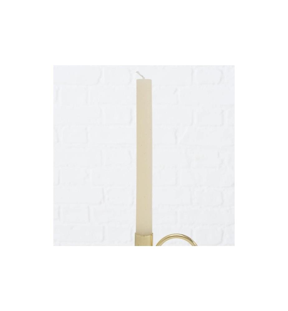 BOLTZE - Stabkerze Melia 20 cm, Creme, 4 Stück