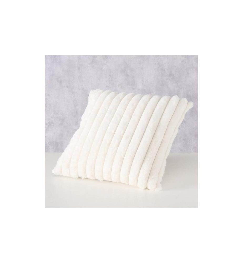 BOLTZE - Coussin Lucille 45 x 45 cm, Blanc