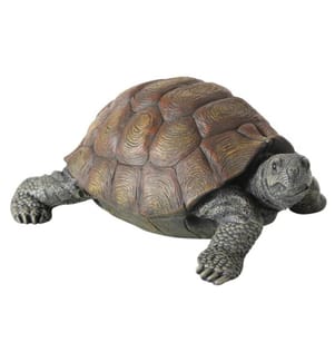 BOLTZE - Aufsteller Slomo Schildkröte 25 cm x 14 cm, Braun/Grau